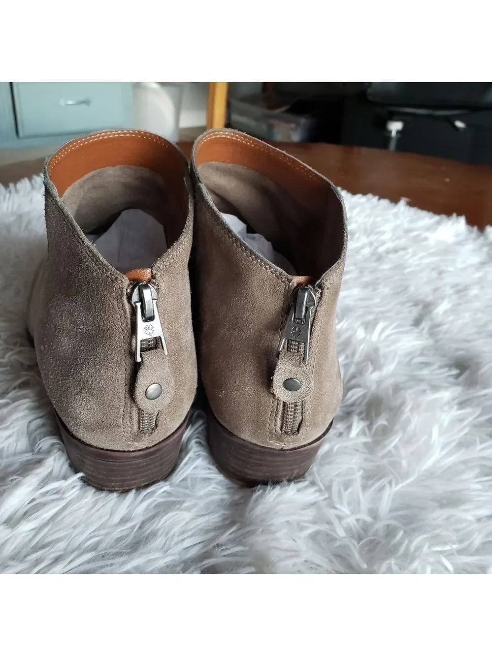 Lucky Brand Bremma Suede Ankle Booties
